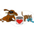 All Natural Heart Shaped Fido's Favorites Treats in Round Tin